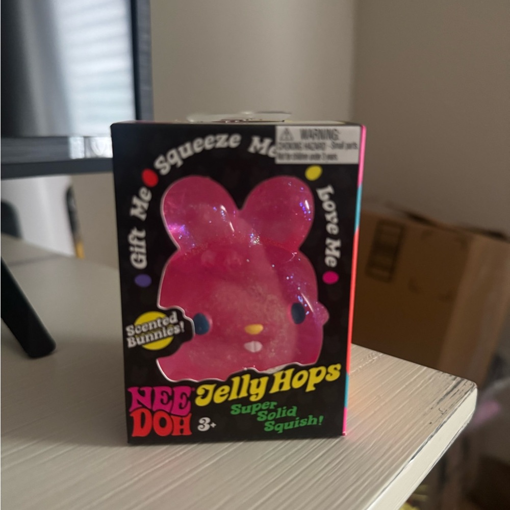 Pink Jelly Hops Squeeze Toy